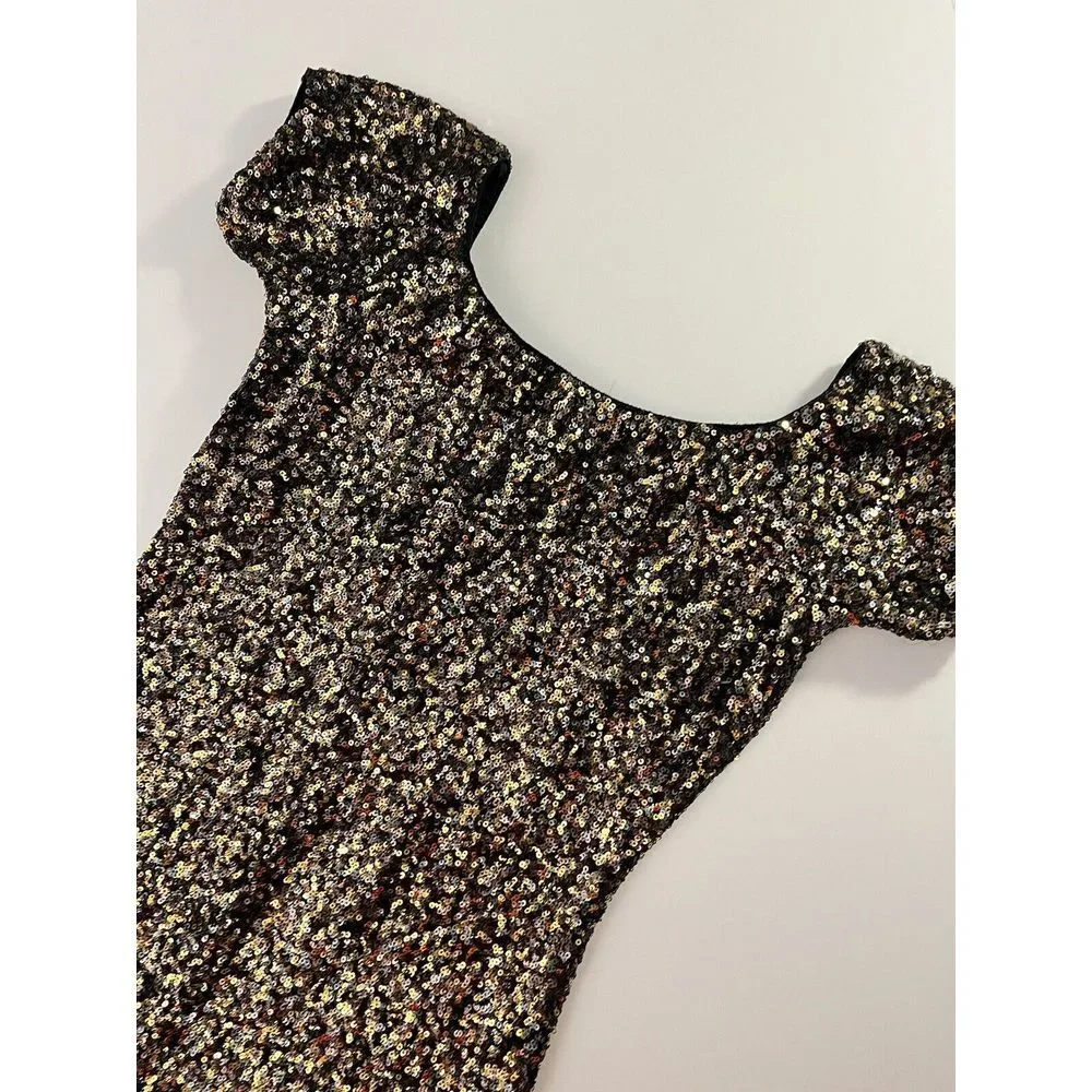 Dress The Population Sequin Sheath‎ Dress Medium - Picture 2 of 15